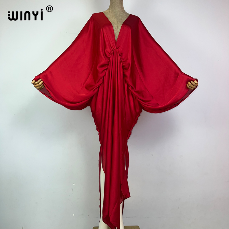 Ethnic Gown - WINYI monochromatyczny elegancki strój kąpielowy Cover