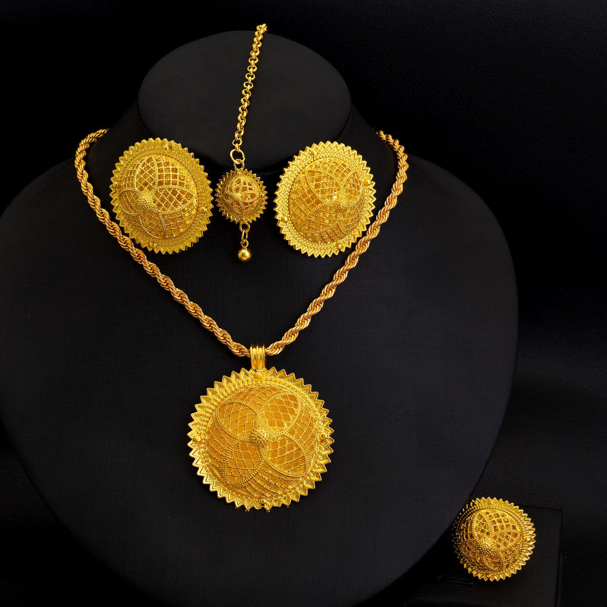 Afrykański Dubaj Złoty Zestaw  – Ethnic Fashion In Dubai recenzja i cena