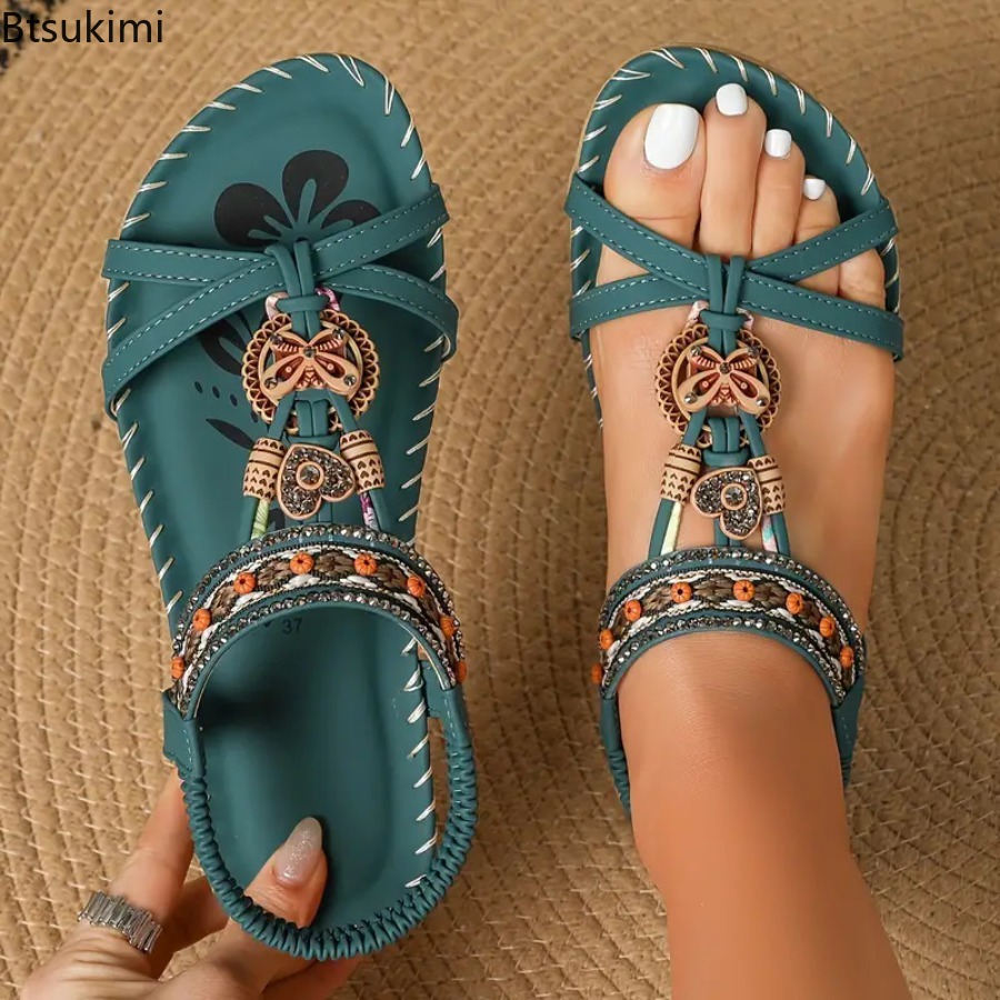Damskie sandały w stylu bohemy – Ethnic Fashion Women recenzja i cena