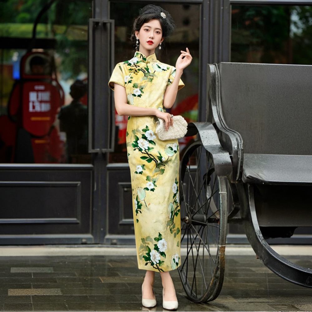 Sukienka Qipao dla kobiet, odz – Ethnic Fashion Wear recenzja i cena