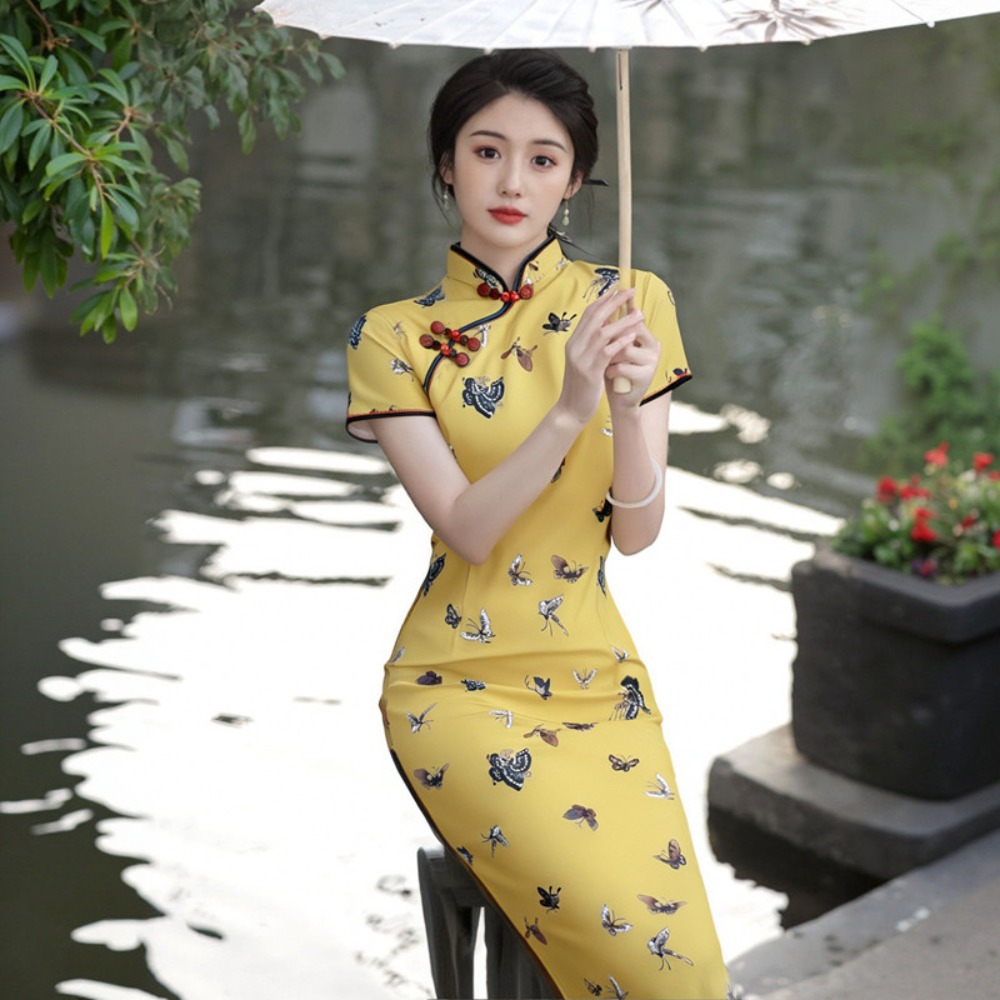 Sukienka Qipao dla kobiet, odz – Ethnic Fashion Wear recenzja i cena