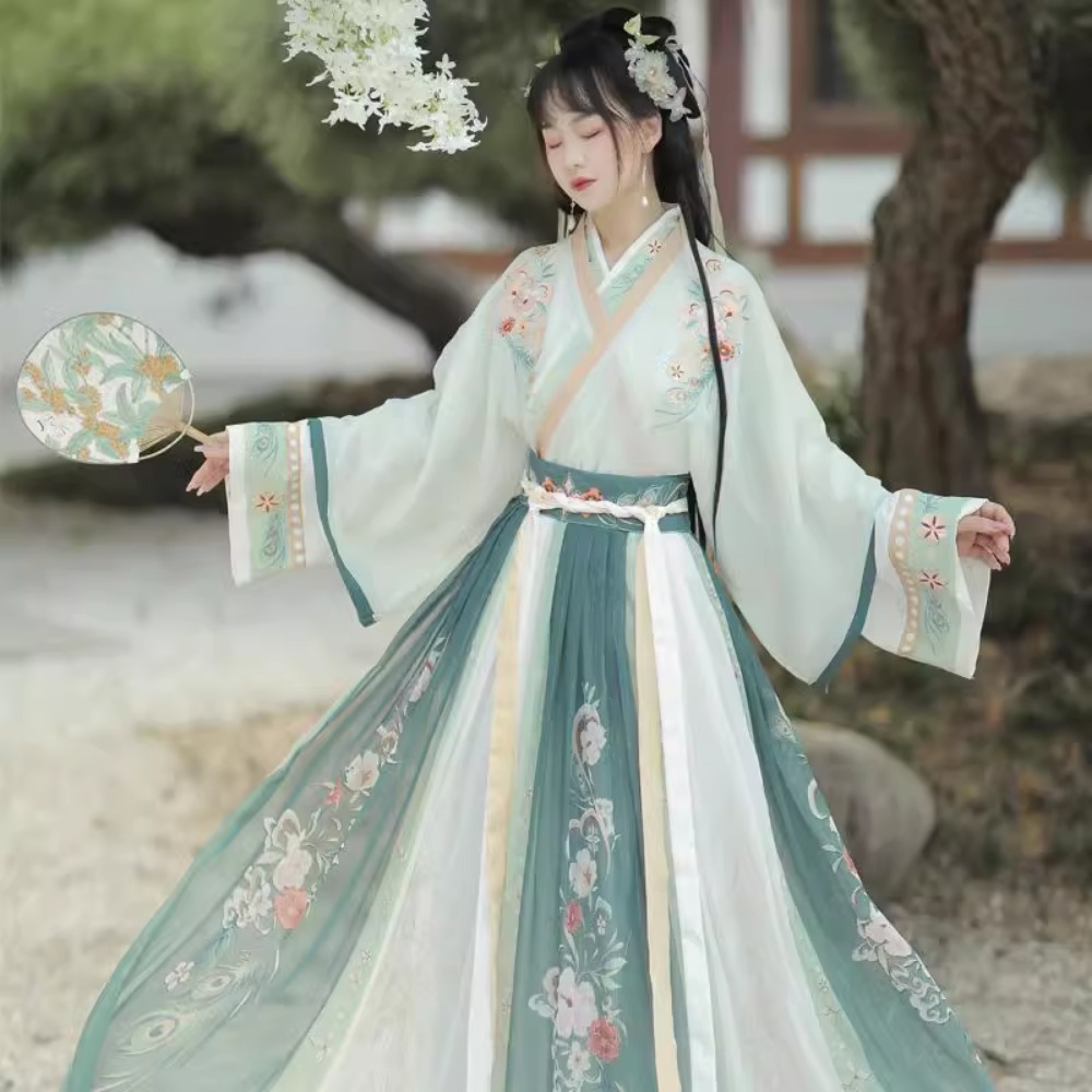 Hanfu chińska tradycyjna sukie – Ethnic Fashion Wear recenzja i cena